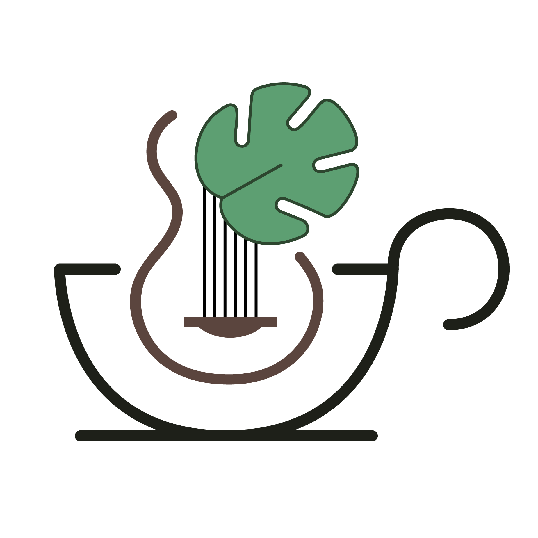 ร้าน The Singing Leaf ใบไม้ขับขาน บรรยากาศสวน